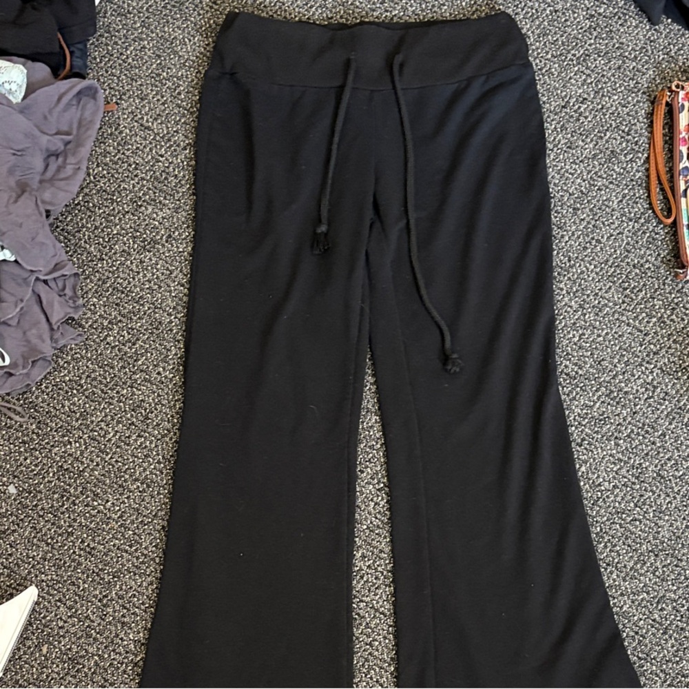 Black Wide-Leg Pants